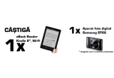 Castiga un aparat foto digital Sammsung sau un ebook Reader Kindle