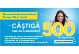 Castiga 3 vouchere de cumparaturi de 500 RON fiecare