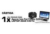 Castiga un laptop ASUS, un aparat foto Fuji Finepix S2800 sau un tricou