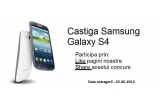 Castiga un smartphone Samsung Galaxy S4