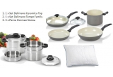 Castiga un set Delimano Ceramica Top, un set Delimano Tempo Presto Family sau una dintre cele 3 perne Dormeo Sienna