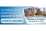 Castiga una din cele 3 excursii in Italia sau un curs pe saptamana