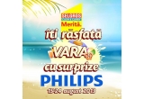 Castiga unul din cele 110 premii constand in electronice si electrocasnice Philips