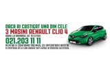 Castiga 3 masini Renault Clio 4, 1000 telefoane mobile + alte 110500 alte premii