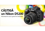 Castiga un aparat foto DSLR Nikon D5200