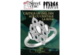 Castiga un inel din aur cu cristale La Rosa