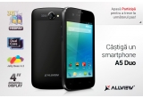 Castiga un smartphone Allview A5DUO