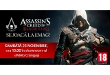 Castiga console Sony PlayStation 3, jocuri Assassins Creed IV: Black Flag Skull Edition, hanorace AC4, geanți de voiaj AC4 sau alte premii