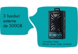 Castiga un acumulator Extern Momax iPower Turbo sau 3 HDD-uri de 500 GB