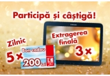 Castiga 3 tablete Samsung Galaxy Tab3 sau bonuri cadou de 200 ron