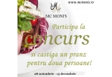 Castiga un pranz la restaurantul Mc Moni's