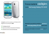 Castiga un Samsung Galaxy S3 mini