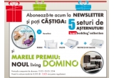 Castiga un living Domino sau 5 seturi de asternuturi Lem’s bedding collection