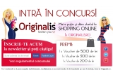 Castiga vouchere de shopping de 1000 de lei in Originalis.ro