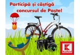 Castiga 5 biciclete DHS, 10 aparate foto Nikon si 15 vouchere Kaufland de 200 lei