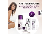 Castiga unul dintre cele 3 seturi Multi Gyn pentru ingrijirea intima
