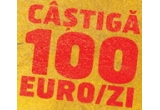 Castiga 100 euro pe zi