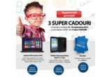 Castiga un laptop Dell Inspiron 3542, o tableta Samsung Galaxy Tab 3 Lite sau un voucher Libris de 300 de lei