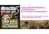 Castiga 2 invitatii la concertul Directia 5 “Rock’n roll, baby!”