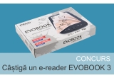 Castiga un e-Reader Evobook 3