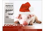 Castiga un porc intreg sau transat, un brad de Craciun sau un cos cu produse de Craciun