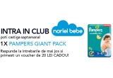 Castiga 9 pachete de scutece Pampers Giant Pack Active Baby
