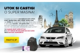 Castiga o masina Seat Leon Style, 3 city break-uri de 500 euro sau 100 rucsacuri Samsonite