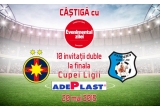 Castiga o invitație dubla la meciul Steaua-Pandurii Targu Jiu de pe Arena Naționala