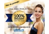 Castiga 100% reducere la carti pe Libris