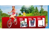 Castiga 100 biciclete, 100 skateboard si 100 trotinete