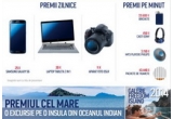 Castiga o vacanta pe o insula din Oceanul Indian, 25 smartphone-uri Samsung Galaxy S6, 20 laptopuri Toshiba Satellite Click 2 Pro sau alte premii