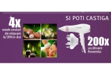 Castiga 4 weekenduri de relaxare in 2 la Spa sau 200 uscatoare Rowenta