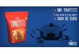 Castiga zilnic cate un bax de Toortitzi, saptamanal cate un cuptor de pizza toortit si la final marele premiul de 1000 Euro