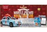 Castiga o masina Fiat 500,  10 e-book readere Kindle sau 100 pachete Melegatti Natale Blu