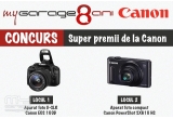 Castiga un aparat foto DSLR Canon + obiectiv sau un Canon PowerShot