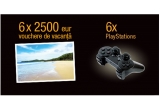 Castiga una dintre cele 6 vouchere de vacanța sau 6 PlayStations pentru tine și familia ta