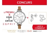Caștiga un set Esprit format din ceas și cercei din argint
