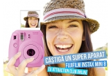 Castiga un aparat foto FUJIFILM instax mini 8