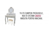 Castiga o masuta pentru machiaj + taburet