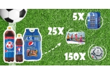 Castiga un minicooler Pepsi, un voucher InterSport in valoare de 250 lei sau mingi de fotbal