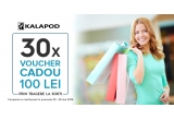 Castiga 30 de vouchere Kalapod in valoare de 100 lei