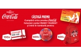 Castiga 100 vouchere de 500 lei, 500 mingi Coca Cola sau 500 rucsacuri Coca Cola