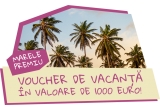 Castiga un voucher de vacanta de 1000 euro, 2 trambuline pentru adulti sau alte zeci de premii