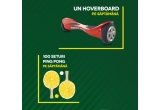 Castiga 1.000 seturi de ping pong sau 10 hoverboard-uri