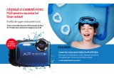 Castiga un aparat foto subacvativ Fujifilm FinePix XP80 Blue