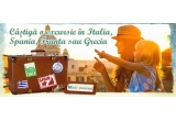 Castiga o excursie in Italia, Spania, Franta sau Grecia
