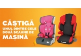 Castiga unul dintre cele doua scaune de masina