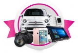 Castiga o masina Fiat 500, un iPhone 6S, un laptop 2in1 ASUS, un aparat foto Canon EOS 700D si alte 19 super premii