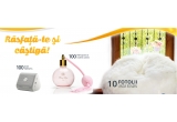 Castiga 10 fotolii puf, 100 boxe wireless sau 110 parfumuri de camera
