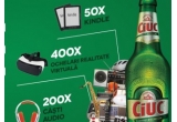 Castiga 50 e-kindle-uri, 400 ochelari realitate virtuale, 200 casti audio